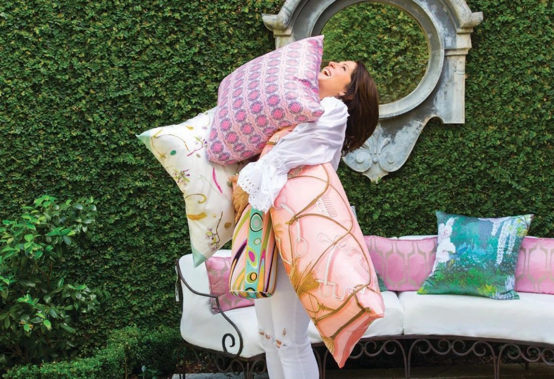 Cozy up with the owner of Tribute Goods, Karen Pulaski, as she tells us all about the brand's luxe Italian linens and more.