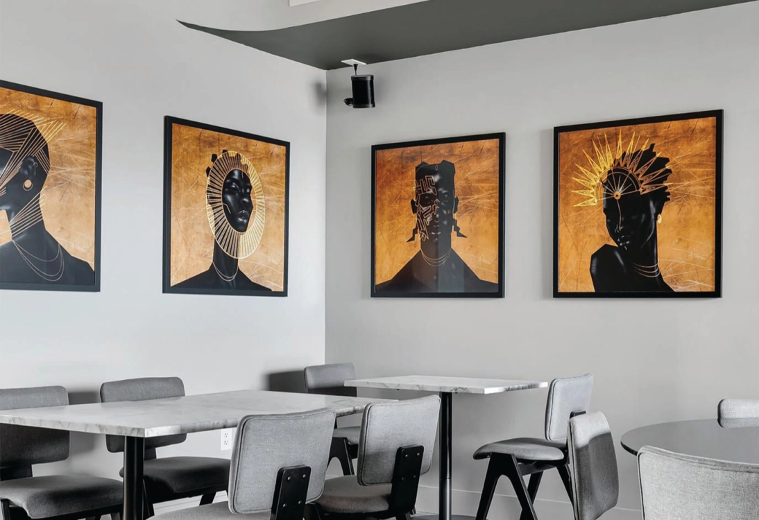 Bronze isn’t merely a new, three-story Afrofuturistic restaurant that dishes everything from torched oysters to cacao beetroot cake