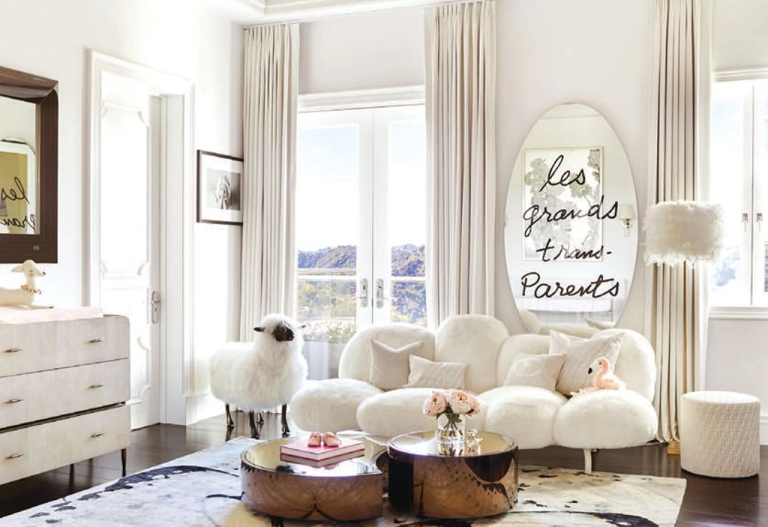 Dreamy Beverly Hills Nursery Design by Little Crown Interiors
