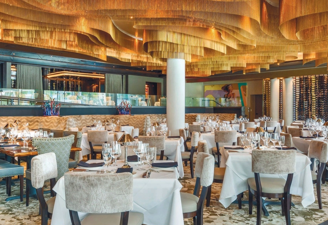 Mastro’s Miami makes waves with its new waterfront dining oasis with no detail left unattended.