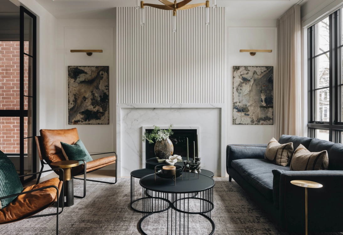 Stylish Family Home Design in Lincoln Park by Top Chicago Team