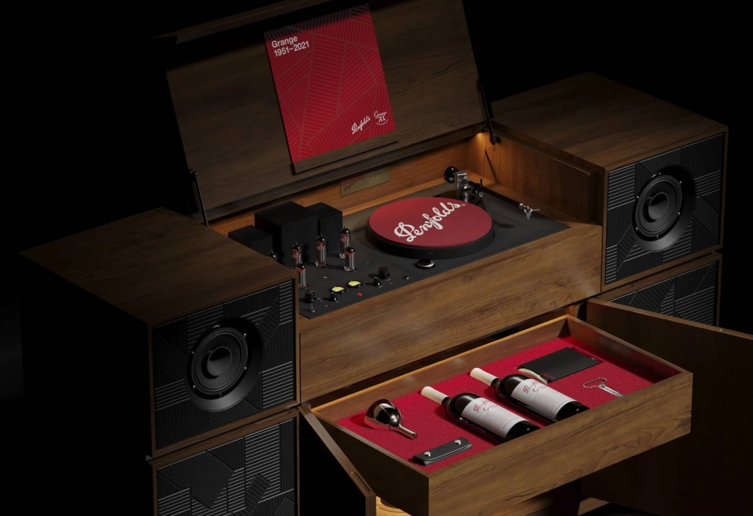 Experience Vintage Elegance with Penfolds' Grange Console