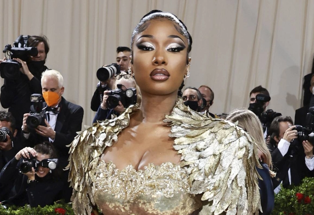 Megan Thee Stallion Shines in Gold at 2022 Met Gala