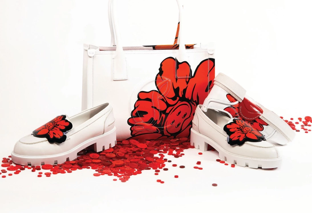 【非売品】Christian Louboutin ×SHUN SUDO2足セット CHRISTIAN LOUBOUTIN × SHUN SUDO “BUTTON FLOWER BLOSSOMS