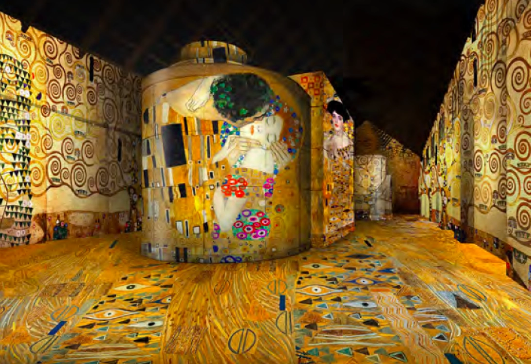 Gustav Klimt: Gold in Motion Opens at Hall Des Lumières