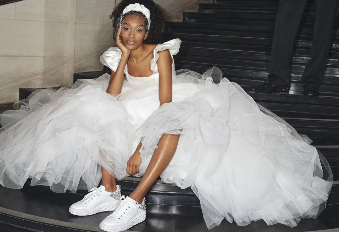 jimmy choo bridal dresses Never Worn The Atelier by Paradise Dress Wedding Dress Lavish lace embroidery The Atelier by Professor Jimmy