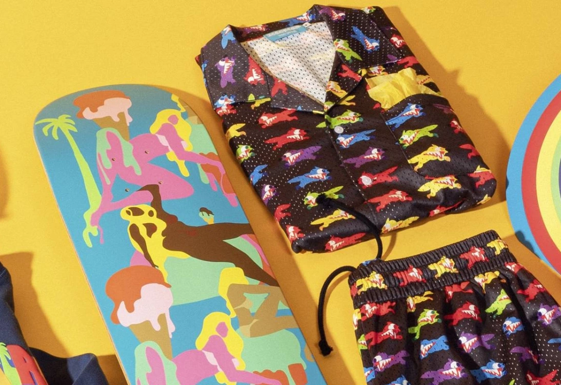 Pharrell's BBC x Todd James Art Basel Collection Debut