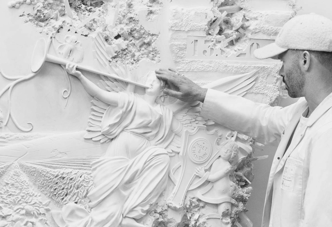 Daniel Arsham x Moët & Chandon: Timeless Art Meets Champagne