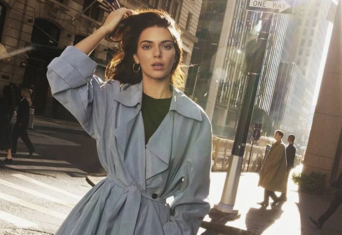 Kendall Jenner is showing off her Calvins.