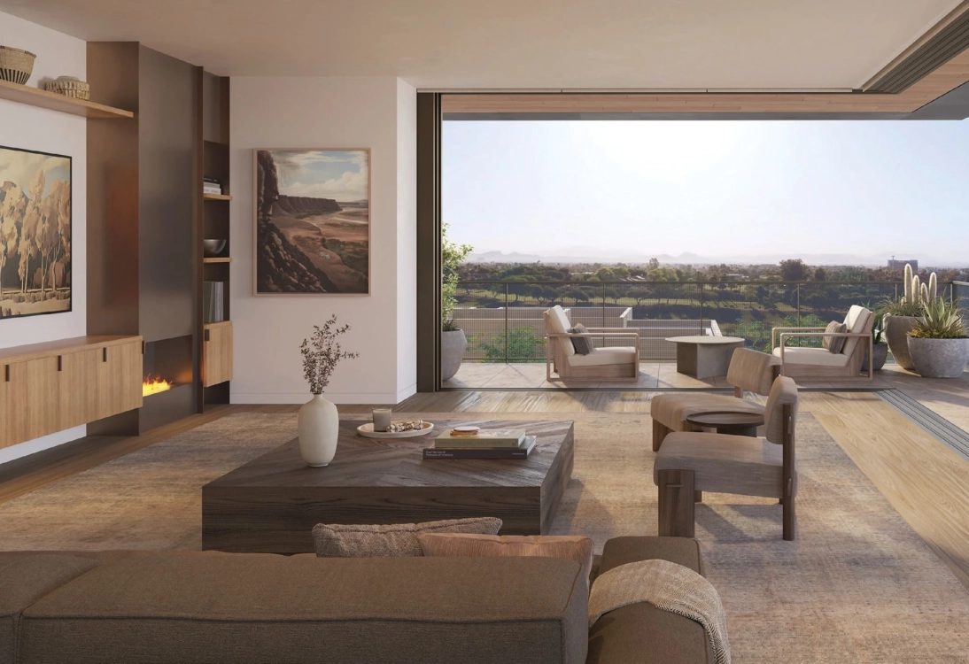 Each unit is designed with indoor-outdoor living top of mind. PHOTO COURTESY OF SUMMIT BY OLSON KUNDIG