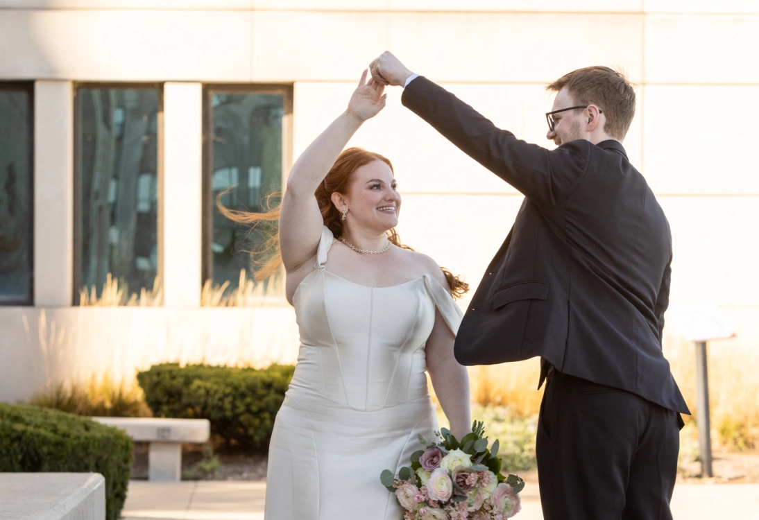 Real Wedding: Kiersten \u0026 Chase, image size:1094x750