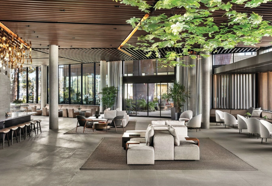 Donât miss the gorgeous lobby at Tetra Hotel in Sunnyvale. PHOTO BY RICK LEW