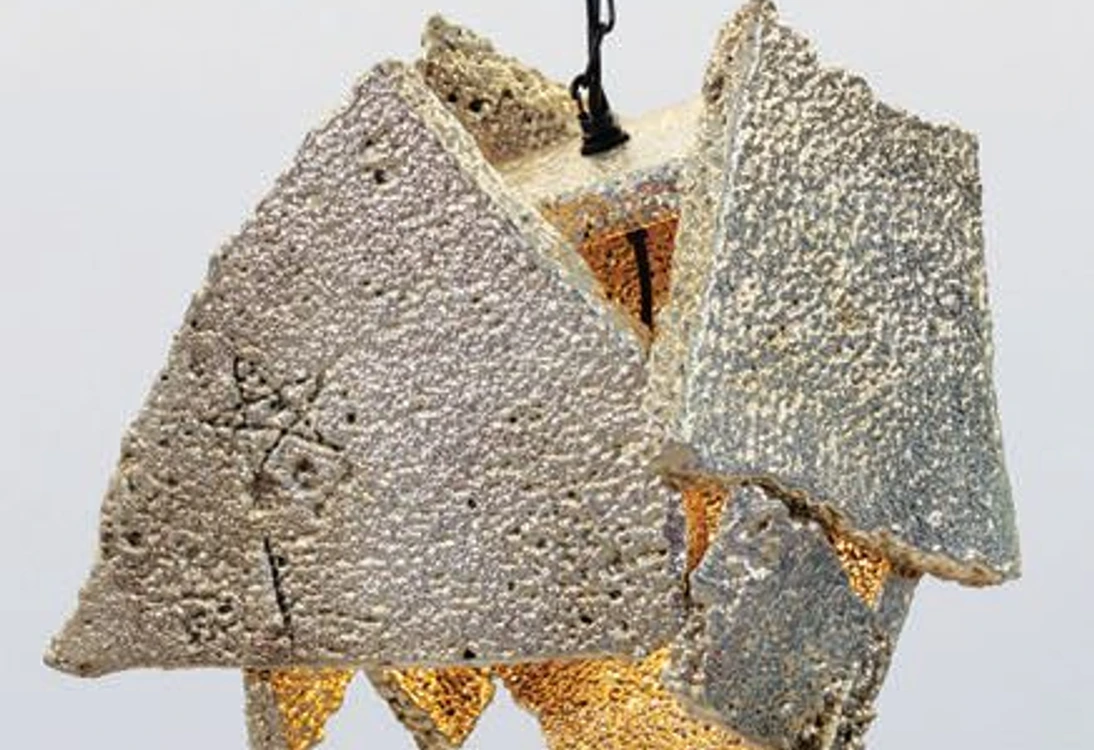 Emmett Mooreâs âCoral Chrome Lamp (Star)â, 2025 PHOTO: COURTESY OF NINA JOHNSON