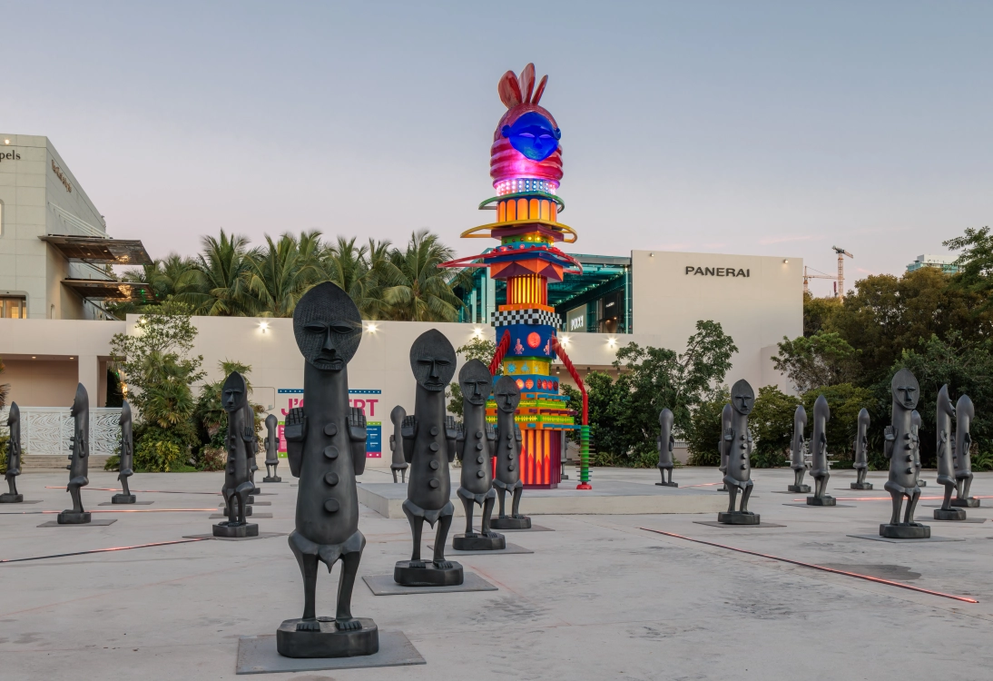 Zak Ové's J'OUVER Transforms Miami Design District's Jungle Plaza