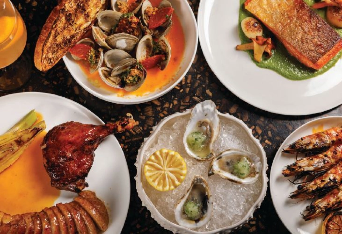 A seafood spread worth the reservation at Seahorse PHOTO BY: ALEX STANILOFF