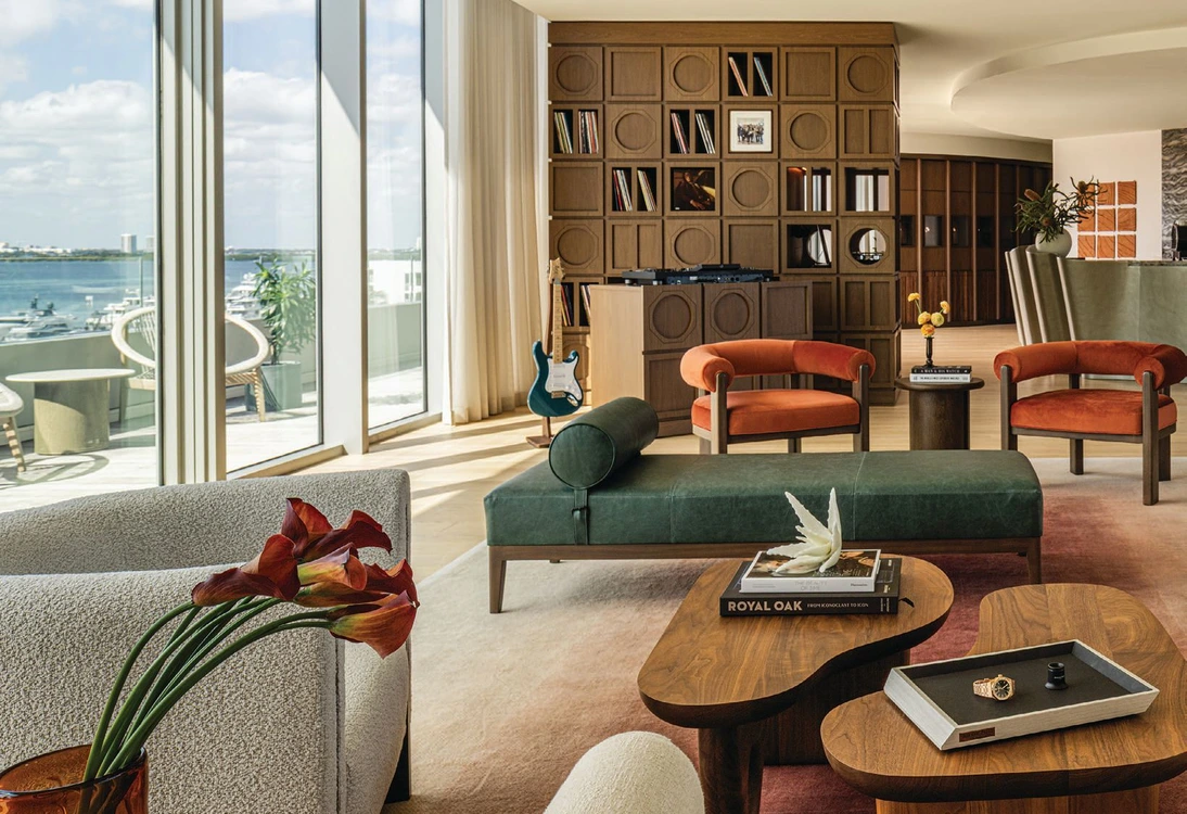 The concept welcomes guests into a space that feels more like a home than a retail experience. PHOTO COURTESY OF AUDEMARS PIGUET