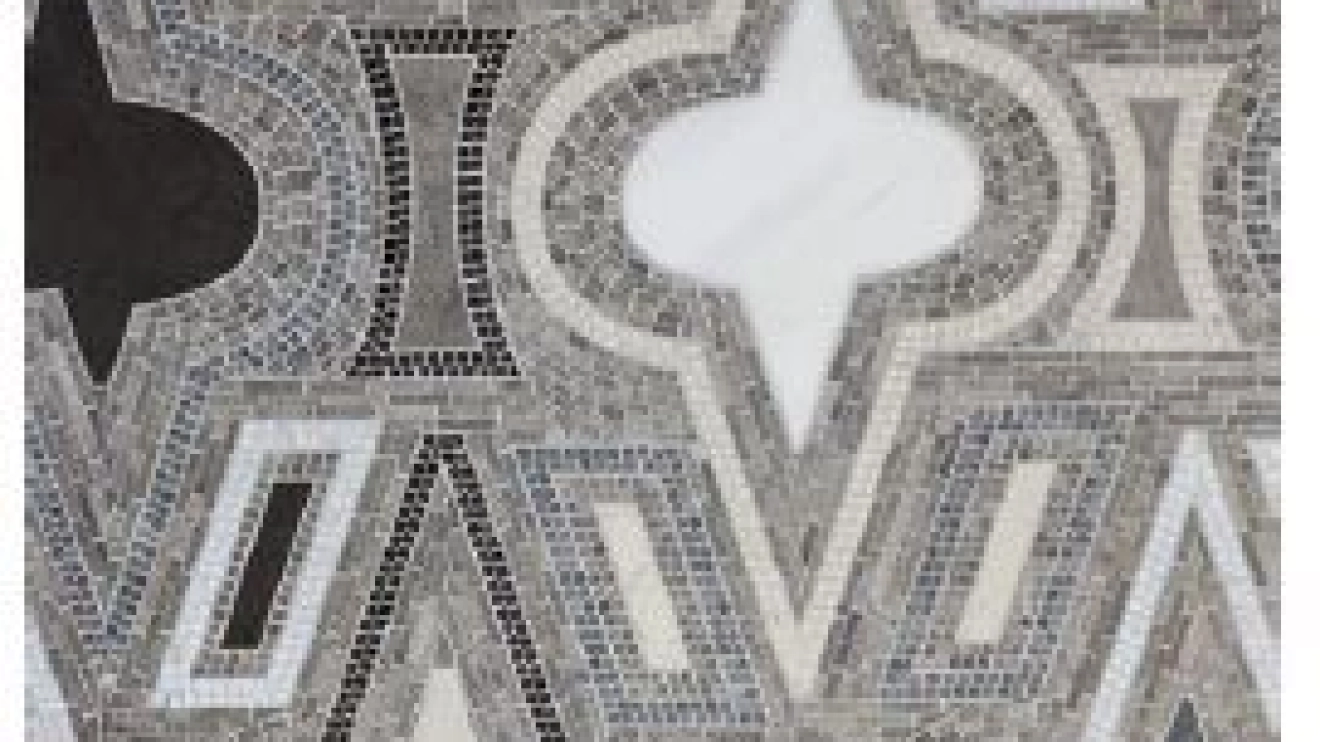 BEST TILE Artistic Tile Donghia Casino Royale Casino Royale translates one of Donghiaâs signature textiles into a jewel-like stone mosaic, cutting an asymmetrical arabesque from multiple natural stones and framing it with tesserae lines in contrasting tones. Available in three stocked variationsâBianco Antico, Belgian Bluestone and Smoke Limestoneâthe pattern feels graphic yet storied, honoring the original motif while bringing new depth through material contrast and water-jet precision. artistictile.com PHOTO COURTESY OF BRANDS