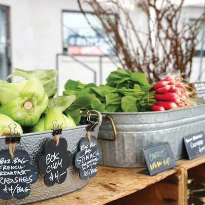 Locals can shop for fresh vegetables, fruit and more at the Berwyn Farmers' Market.