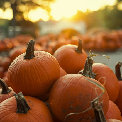 At the Pumpkin Patch