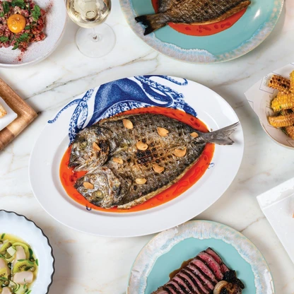 Bar Mar presents a vibrant spread of seafood-driven favorites PHOTO BY SAM CALDERON AND TARRISH POTTER