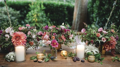 Ten guests, a 300-year-old childhood home and an abundance of florals were at the center of this intimate 2020 Philadelphia wedding.