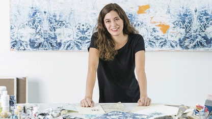 The pandemic may have paused on Katherine Lampert’s biggest exhibition yet, but this nature-inspired artist is one to watch.