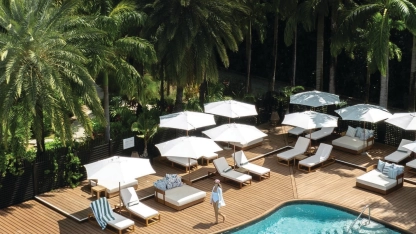 Perched high on the hillside above the community pool, enjoy the stunning view of the bay in one of the 17 refreshed Hillside Villa Suites surrounded by nature. PHOTO COURTESY OF HERMITAGE BAY