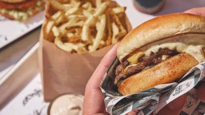 Made on a hot griddle, The Patio at The Joyceâs burger took three years to perfect. PHOTOS BY MICHAEL PISARRI