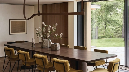 The Lincoln dining table from custom furniture winner Jeff Soderbergh PHOTO BY NICOLE FRANZEN