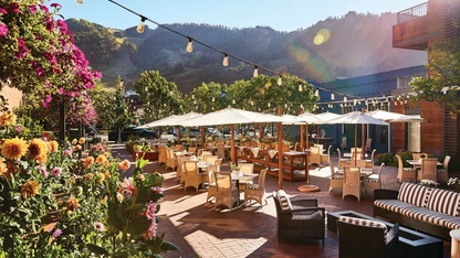 The Prospect Courtyard sets the stage for intimate al fresco dining PHOTO COURTESY OF BRAND