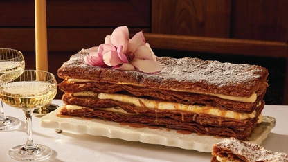 Mille-feuille awaits at the recently opened Marcel. PHOTO BY NICO SCHINCO