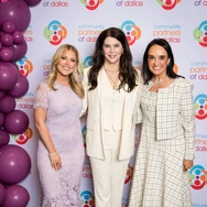 Fox4_Good_Day_anchor_Paige_Ellenberger__featured_speaker_Lauren_Graham_and_CPD_president_and_CEO_Joanna_Clarke