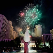Caesars Palace Las Vegas Celebrates Independence Day With A Spectacular Firework Display