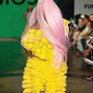 A luminous study in yellow, this Moss D design was handcrafted with intention.