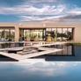 Creative Environments crafted this backyard, including a palatial pool feature, in collaboration with Shea Homes. PHOTO BY CHRIS WARD