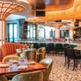 Vibrant interiors by Heather Hassan of Chapin House set a festive tone at JING Scottsdale; PHOTO COURTESY OF BRAND