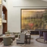 The gorgeous lobby of the completely renovated property in downtown Napa; PHOTO COURTESY OF CASA MANI