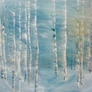 Margo Thomas, “Free Refills” (2025, oil on canvas), 50 inches by 40 inches