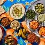 Salatim and Hummus_Credit Michael Persico