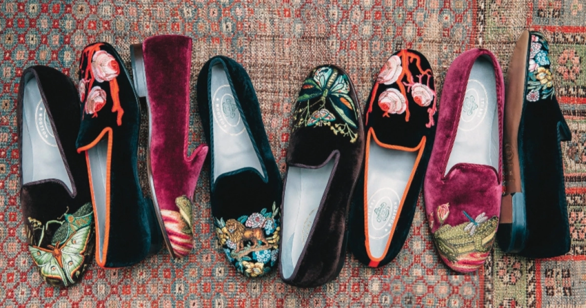 Stubbs & Wootton x John Derian King Velvet Slipper The Slipper Brand Stubbs & Wootton Became a Favorite of  main image 2