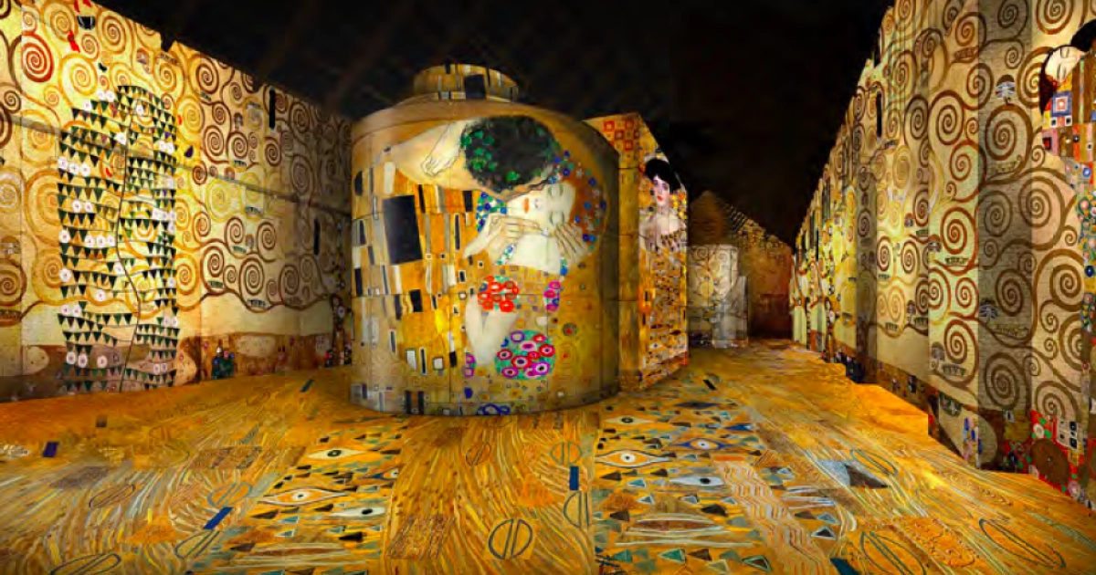 Gustav Klimt: Gold in Motion Opens at Hall Des Lumières