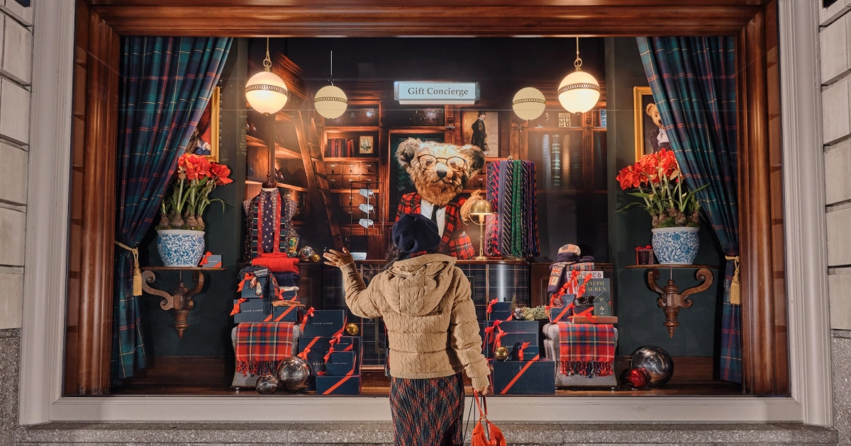 LAUREN RALPH LAUREN 置物　ディスプレイ　希少 Ralph Lauren's Interactive Holiday Display at Mag Mile