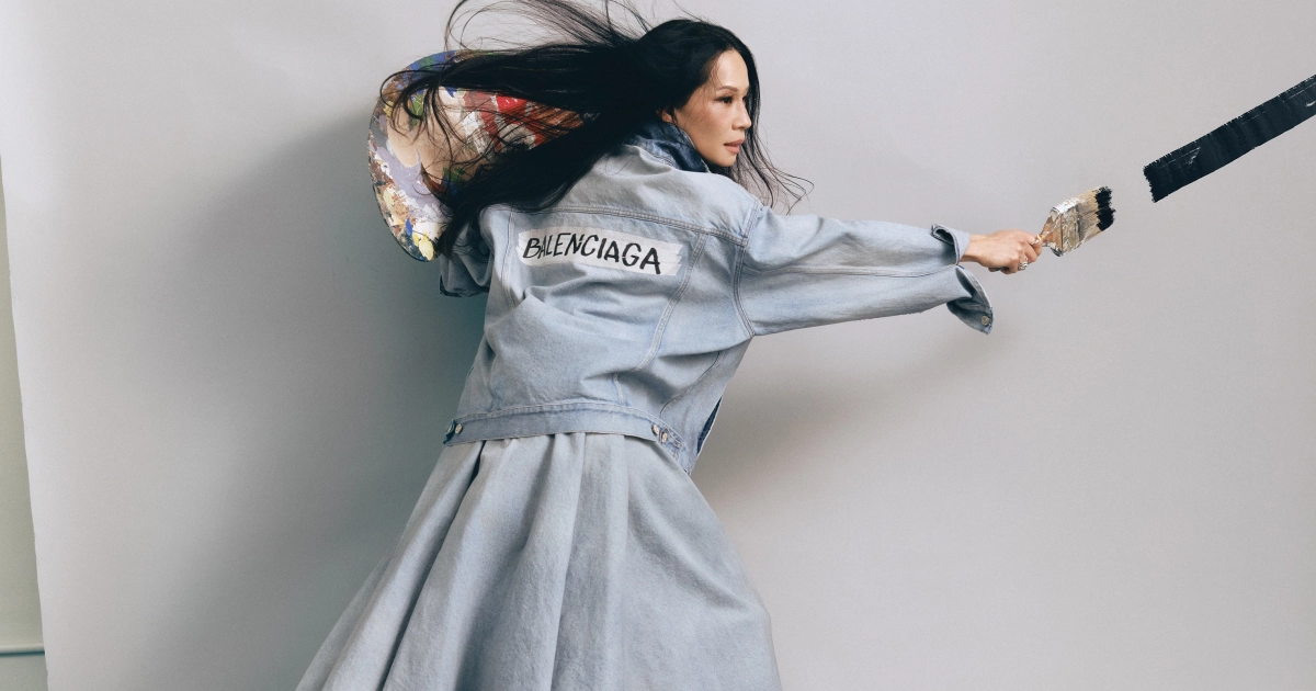 Image for Inside the Artful Mind of Cover Star, Actress and Artist Lucy Liu
