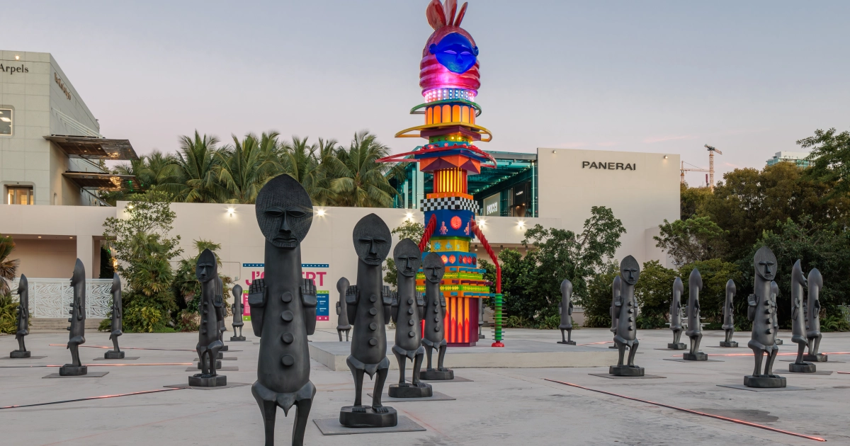 Zak Ové's J'OUVER Transforms Miami Design District's Jungle Plaza