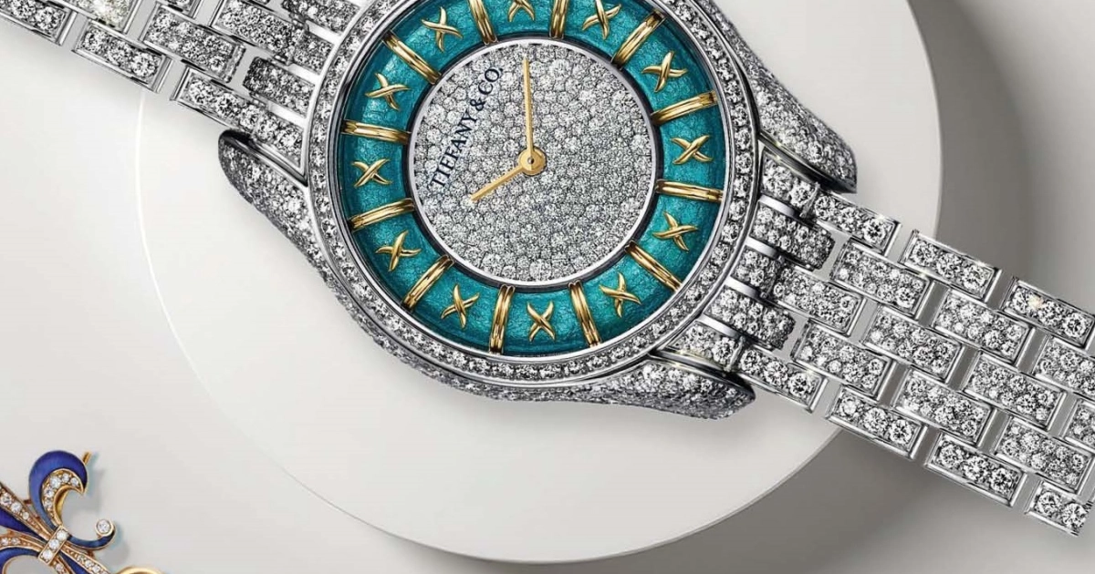 Tiffany & Co. ダイヤモンド装飾 腕時計　ジャンク　ウォッチ Tiffany & Co. Revives Jean Schlumberger's Iconic Enamel Watch