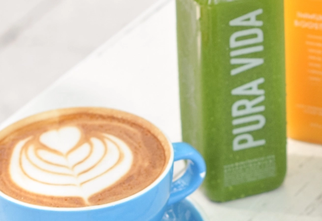Pura Vida Brickell is located at 1100 South Miami Avenue.