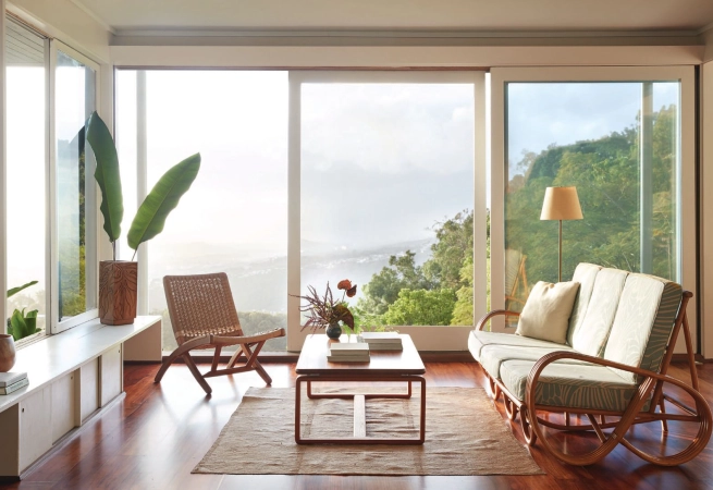Tantalus Studio founder Ginger Lunt is known for interior design work with a warm and inviting feel mixed with clean lines and eclectic furnishings.