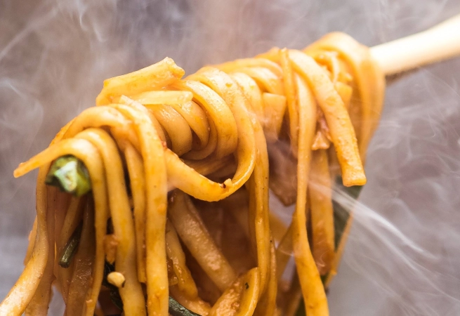 Noodlefest is a North Beach tradition in which there is some competition between local restaurants on Italian pasta or Asian-style noodles. See highlights here.