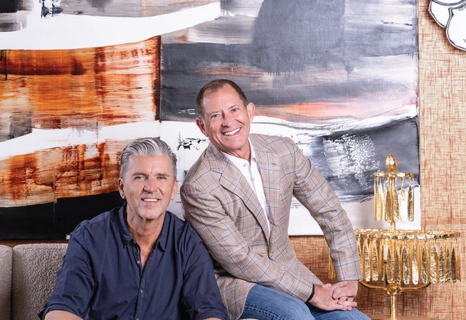 Together, Art Ellsworth and Marvin Wilkinson created one of the most chic design showrooms in Scottsdale. Here, they share how John Brooks began and what’s in store this season.