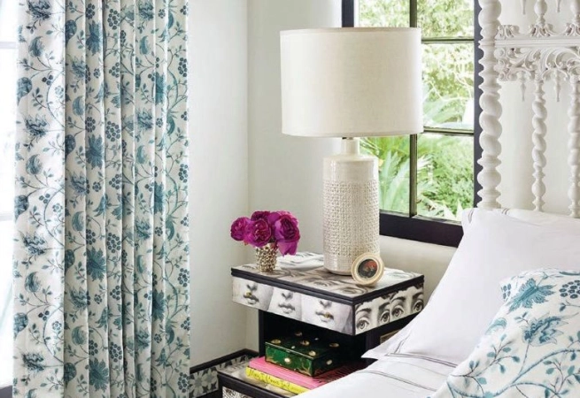 Interior designer Martyn Lawrence Bullard adds a well-traveled touch to his window treatment collection in collaboration with The Shade Store.
